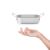 Travessa Mini Alça Inox Couvert Servir Entradas Buffet 780ml