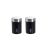 Pote de Cafe e Cha Porta Mantimentos Inox Preto 650ml 2un