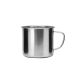 Caneca Mini Pequena Xicara Aço Inox 180ml