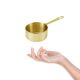 Panelinha Couvert Dourado Mini Panela Finger Food Buffet 120ml